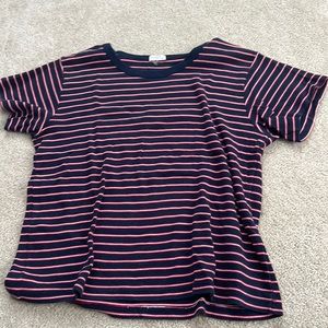 Brandy Melville stripped short sleeve top